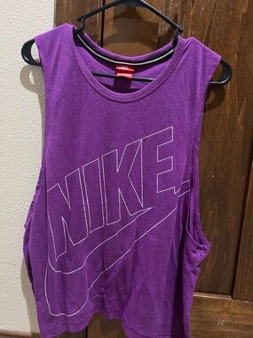 Nike Bold Purple Graphic Tank
